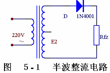電子電路圖，整流二極管的作用,整流電路