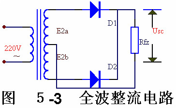 電子電路圖，整流二極管的作用,整流電路